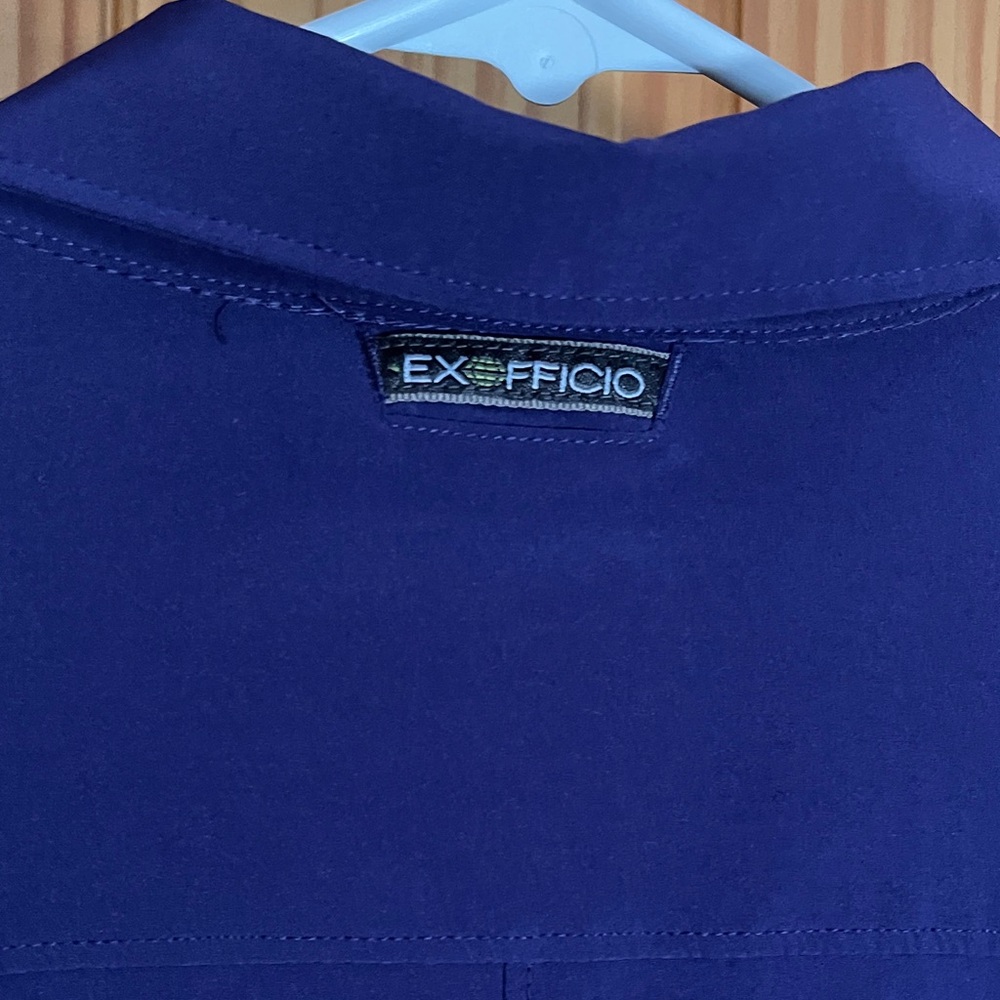 Women’s ExOfficio Shirt, size S/P Eggplant-purple color - Picture 8 of 11